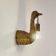 Lindby vägglampa Nirvathia, bukett, mässingsfärgad, metall