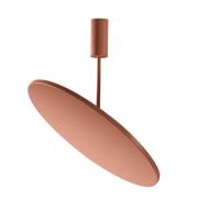 OLEV LED-taklampa FLUENTIS, jordbrun, Ø 54 cm, metall 927