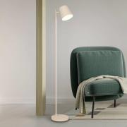 Reality Leuchten LED-golvlampa Blake, sand, metall, dimbar