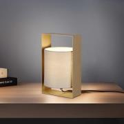 Reality Leuchten Bordslampa Pail, kaffe, metall, höjd 27 cm