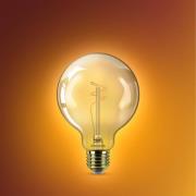Philips LED-globlampa E27 G95 3,1 W guld 1 800 K dimbar