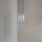 SIGMA Hänglampa Sopel Lux, 7 lampor, rund, svart/silver, G9