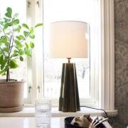 PR Home Bordslampa Aira, höjd 65 cm, mässingsfärgad/vit