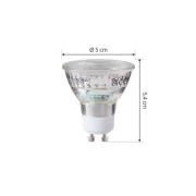 Arcchio LED-lampa GU10 2,5W 2700K 450lm glas set om 10