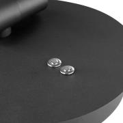 Brilliant LED-bordslampa Glow-Sphere, höjd 61 cm, svart, metall