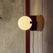 FRANDSEN bordslampa Hito, marmor, glas, E14, höjd 19,5 cm