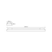 OSRAM LED-ljuslist POWER BATTEN, 4 000 K, 120 cm, 2 lampor
