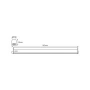 OSRAM LED-ljuslist SWITCH BATTEN, 31 cm, 4 000 K, vit