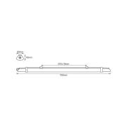 OSRAM LED-våtrumslampa SUBMARINE SLIM VALUE, 72 cm, IP65