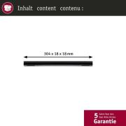 Paulmann Mitteleinspeisung URail Zigbee, svart matt, lång