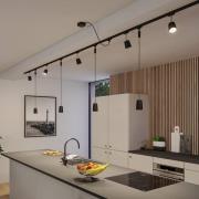 Paulmann URail kabelinmatning Zigbee 1 m, svart matt