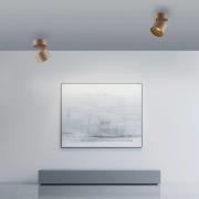 PURE LED-takspotlight Cup, bronsfärgad, Ø 9,5 cm, metall