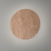 Envostar vägglampa Rito, ljust trä, Ø 30 cm
