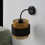 OSRAM vägglampa Decor Hornet, 1-lampa, svart/guld, E27