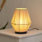 OSRAM bordslampa Decor Stripes, beige, textil, E14