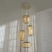 OSRAM hänglampa Decor Needle Plate beige, stål, 4 lampor, E27