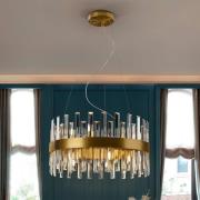 Schuller Valencia Grace taklampa, järn, glas, rund, Ø 55 cm, 14-lampig...