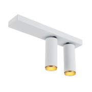 LOOM DESIGN LED-takspotlight X-Beam, 2 lampor, vit