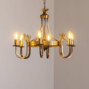 Jupiter Ljuskrona Castle, ljus patinerad, Ø 62 cm, metall, 6 lampor.