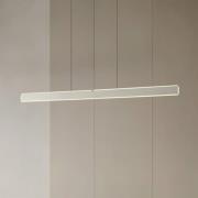 Lucande LED-hänglampa Arvon, aluminiumfärgad, 117 cm, dimbar, CCT