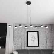 EMIBIG LIGHTING Takspotlight Megara, längd 100 cm, metall, 8 lampor.