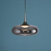 Schöner Wohnen LED-hänglampa Posh 1 lampa, rökfärgat glas, 3 000 K