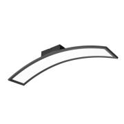 Reality Leuchten LED-taklampa Sigma, svart, 3000 K, 2600 lm, metall