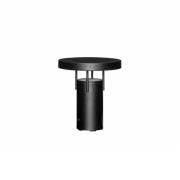 HÜBSCH LED-batteridriven bordslampa BringMe Mini, matt svart, 20 cm