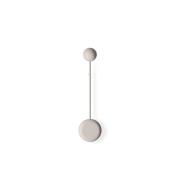 Vibia Pin 1690 LED-vägglampa, 40 cm, krämfärgad