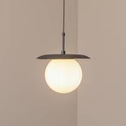 Opviq Hänglampa Anemon, svart, glas, Ø 30 cm, E27