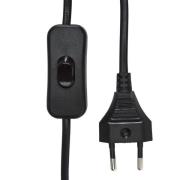 PR Home Vägglampa Wien, svart, höjd 22 cm, GU10, stickkontakt