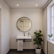 Paulmann LED-inbyggnadslampa Cole Coin vit Ø9cm IP44 dimbar 3x-set