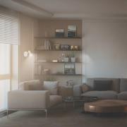 Briloner Spotlight till vägg Tapp, vit, Ø 8 cm, 1 lampa, metall, GU10