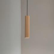 SOLLUX LIGHTING Carbon pendellampa, guldfärgad, Ø 6 cm, aluminium