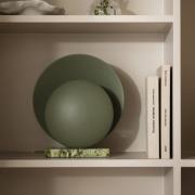Globen Lighting bordslampa ORBIT, grön, marmor, höjd 32 cm