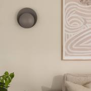 Globen Lighting Vägglampa ORBIT, grå, metall, Ø 30 cm