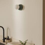 Globen Lighting Vägglampa Torrano 13, grön, glas, IP44