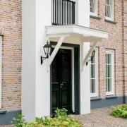 K.S. Verlichting Utomhusvägglampa Bergen, grön, höjd 80 cm, metall, IP...