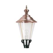 K.S. Verlichting Väglampa K3b med kopparhölje, grön