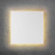 Escale LED-vägglampa BLADE Q, vit, 44 x 44 cm, metall, dimbar