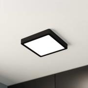 EGLO LED-taklampa Fueva 5, IP20 svart 21x21cm