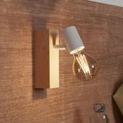 EGLO Vägglampa Townshend 3 av trä, vit