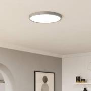 EGLO Ljuskrona Edale, 6 tygskärmar cappuccino, rund