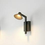 Lucande LED-vägglampa Steve, svart, 24 cm, USB, dimbar