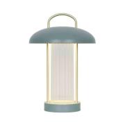 Nordlux LED-batteridriven bordslampa Mirano, höjd 29 cm, dammgrön, met...