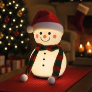 FH Lighting LED-ackumlampa Paule, vit, höjd 22 cm, silikon