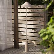 Globen Lighting batteridriven utomhus golvlampa Cannes, beige, IP54