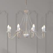 HELAM Ljuskrona Malbo, vitguld, metall, 8 lampor, E14