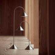 FRANDSEN LED-batteridriven golvlampa Grasp, stål, höjd 72 cm