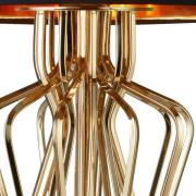 Searchlight Bordslampa Ethan med marmorfot och textilskärm